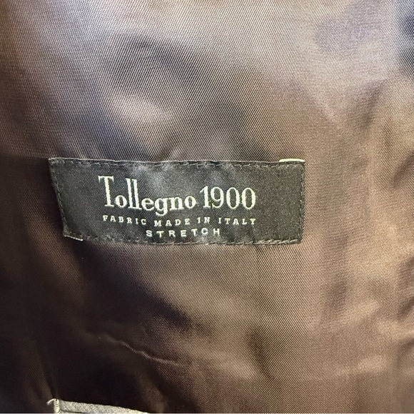 J.Crew Ludlow Tollegno 1900 Dark Blue Italian Wool Suit Jacket Size 40R NWOT - Picture 8 of 8